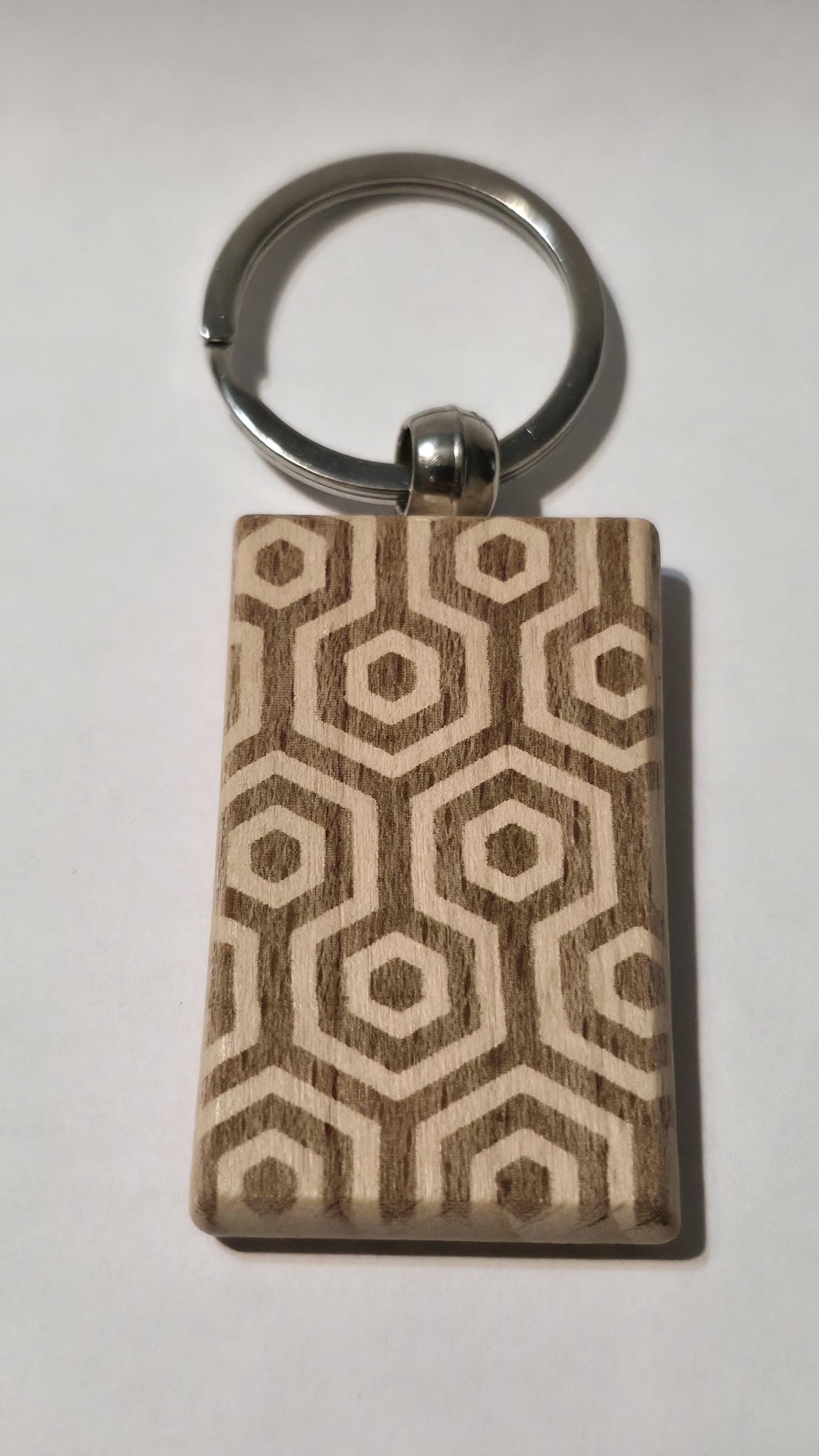 Japanese Laser-engraved Wooden keychains Handmade gift Pack