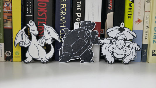 Catch 'Em All - Kanto Starter Keychains