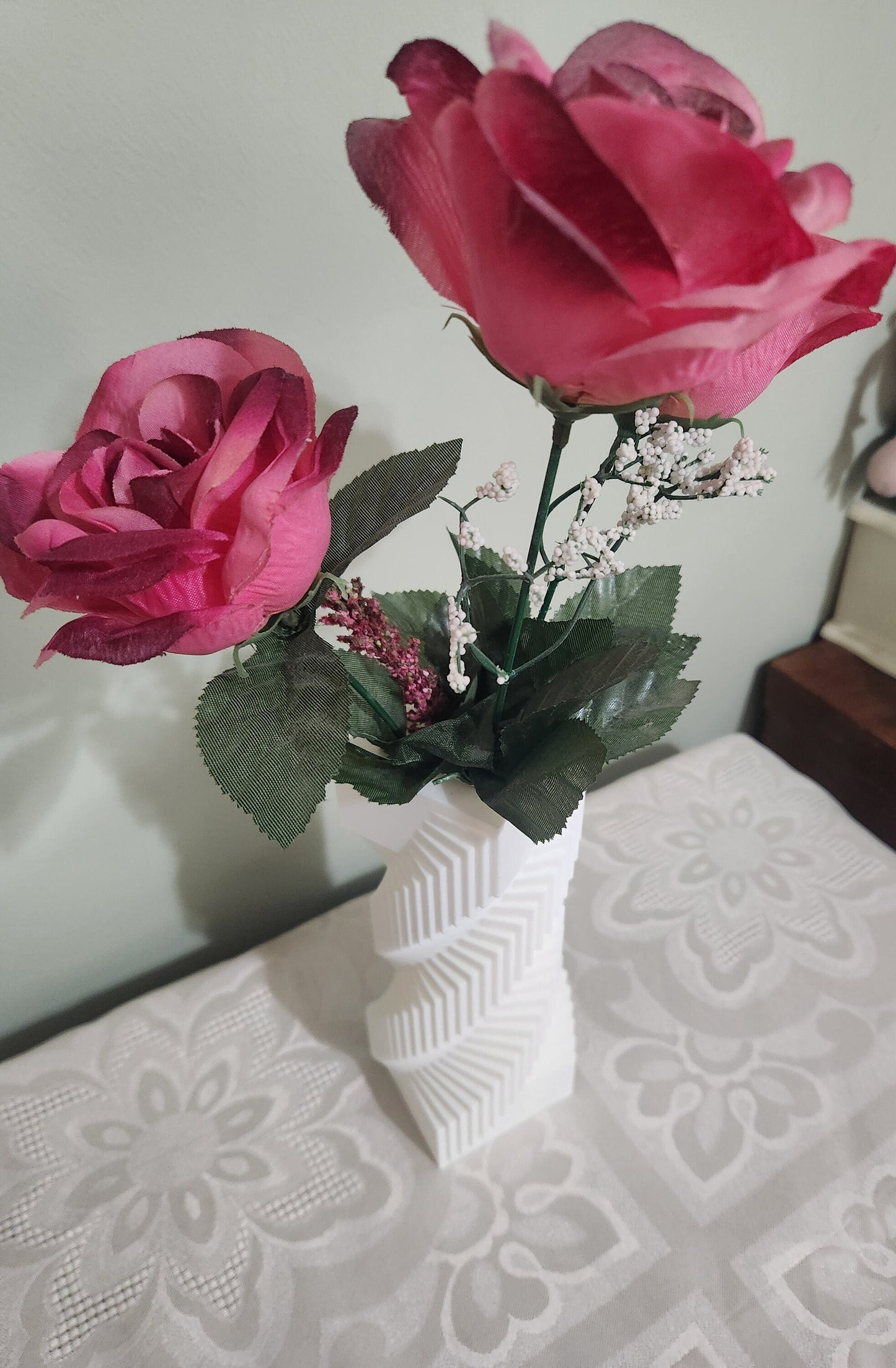 Spiral Square Vase