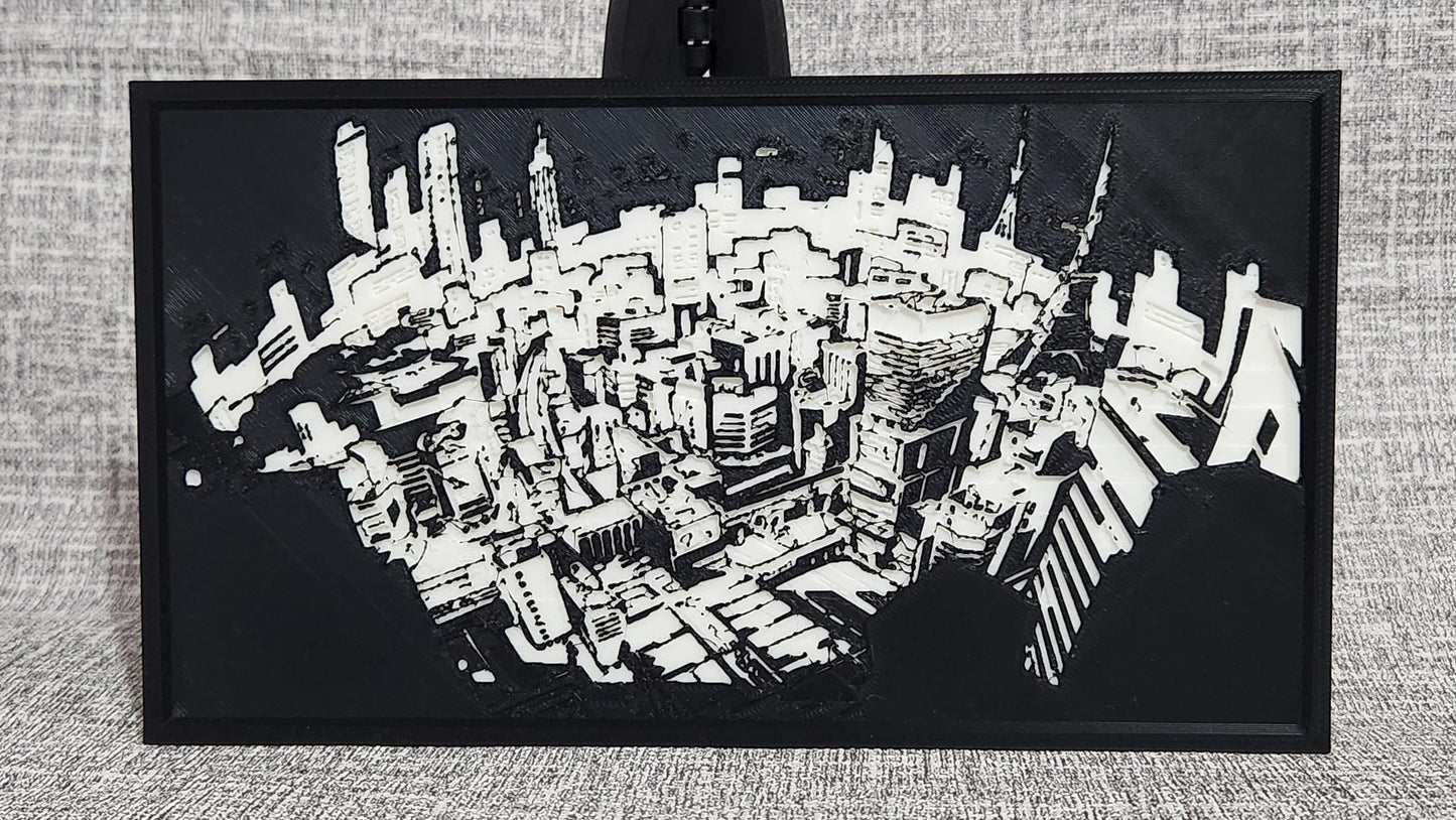 Persona cityscape Lithograph