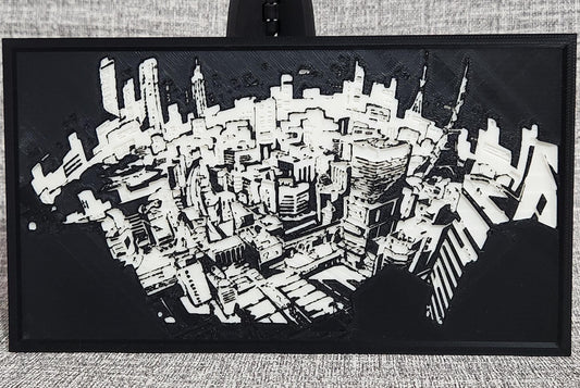 Persona cityscape Lithograph